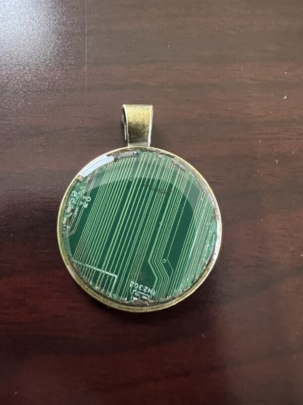 Circuit board pcb pendant, handcrafted jewelry